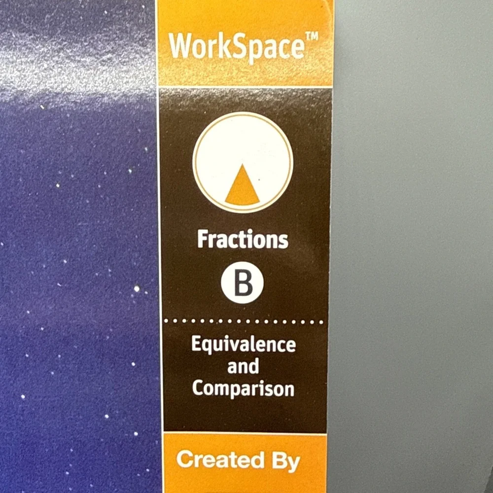 Scholastic Do the Math: Fractions B (Equivalence and Comparison), WorkSpace ...
